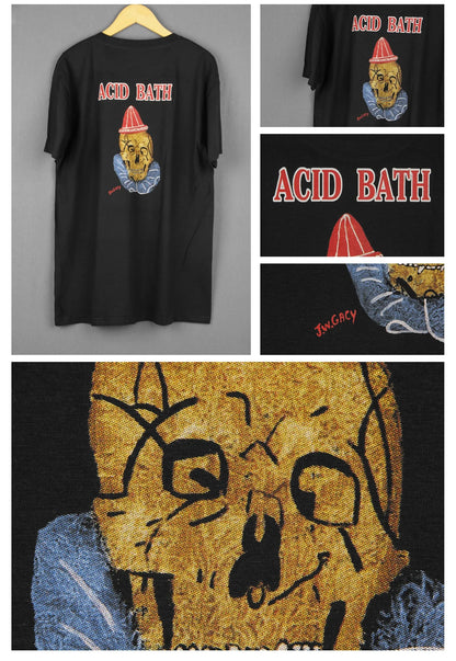 Acid Bath Graphic T Shirt When The Kite String Pops Sludge Heavy Metal Men‘s Short Long Sleeves Cotton Printed Tee Shirt