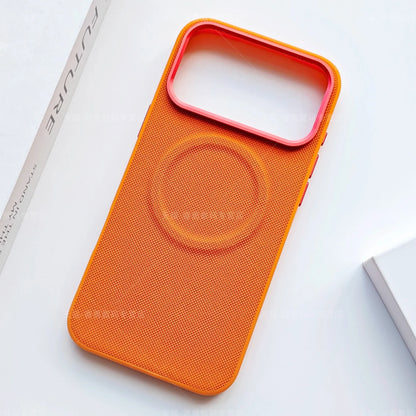 For iPhone 17 Pro Max 17 Pro Case Luxury Leather Magnetic Back Cover For Magsafe wireless charging Shell Bumper Funda