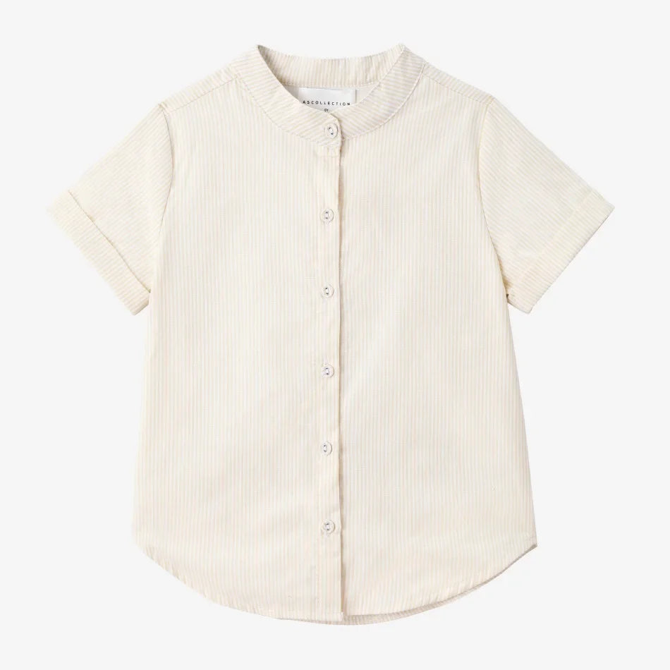AS SS26 meadow collection pale yellow floral shabbos girls smocking dress pinstripe boys familly match clothes