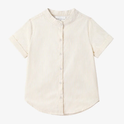 AS SS26 meadow collection pale yellow floral shabbos girls smocking dress pinstripe boys familly match clothes