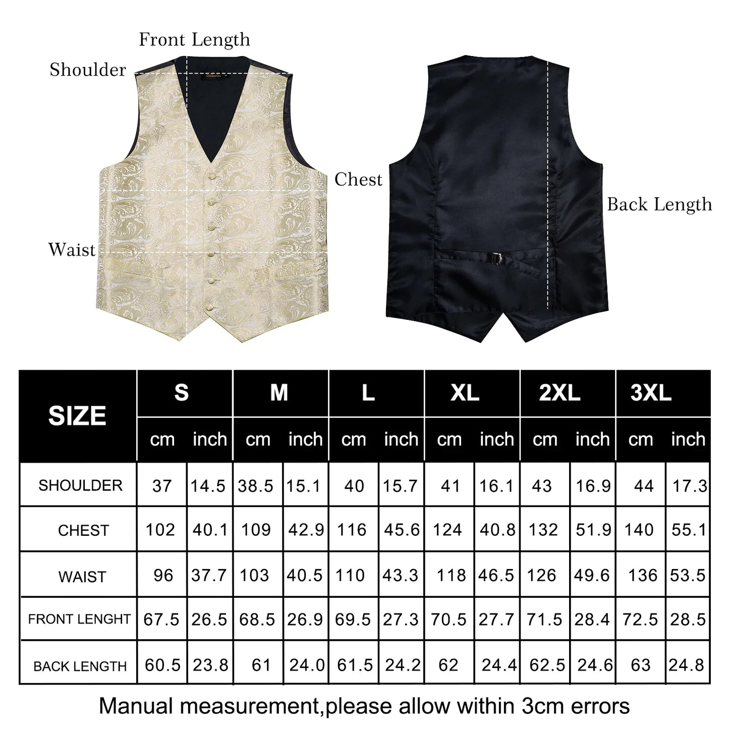 Men Wedding Vest Suit White Black Paisley Sleeveless Waistcoat for Man Shirt Accessories Fromal Bowtie Pocket Square Cufflinks