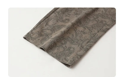 New Women Jeans Loose Casual High Waist Wide Leg Denim Pants Paisley Female Trousers Spring Autumn 2026