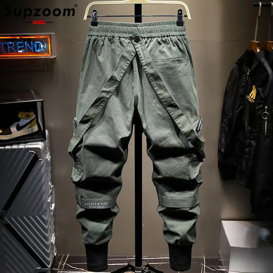 New Arrival Hot Top Fashion Loose Cotton Pockets Selling Brand Overalls Multi Bag High Street Casual Winter Cargo Pants