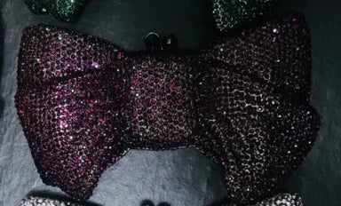 Bow Hollow out Crystal Banquet Wedding Party Dress Bag Rhinestone Luxury Designer Handbag Stone Elegant Bow Clutch Purse Bag