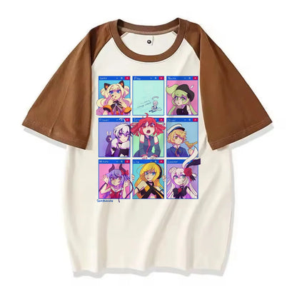 Kasane Teto tshirt girl Gothic Punk Comfortable aesthetic Colorful Y2k Pop Culture harajuku Psychedelic streetwear Retro
