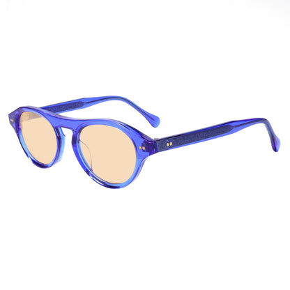 Vintage Black Acetate Sunglasses Women Retro Rivet Oval Sun Glasses Designer Engraved Shades UV400 Luxury Eyewear
