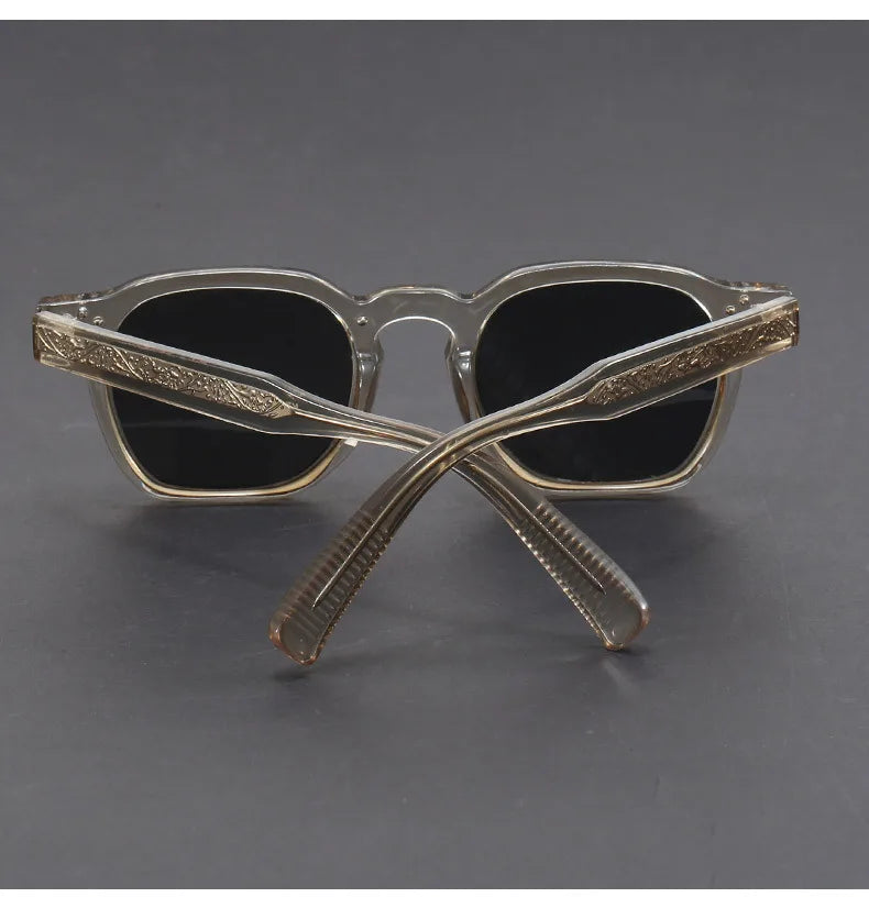 New Fashion Personalized Simple Geometric Design Polarized Sunglasses UV Protection Customizable Prescription  1045