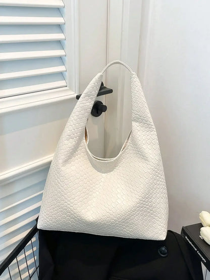 Large Capacity Solid Color Women's Shoulder Bag, Multifunctional Crossbody Bag, Women's Shoulder Tote Bag, Large Capacity Crossbody Tote Bag, Casual Work Bag
