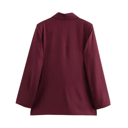 2025 Straight Long Blazers for Women Winter Outerwears Women's Blazer Jackets Streetwear Coat Long Sleeve Blazer Woman