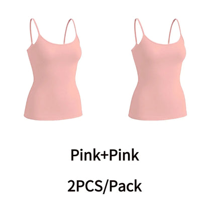 High Quality Women Seamless Cami Single Layer Adjustable Straps Scoop Neck Comfort Body Control Shaping Tank Top