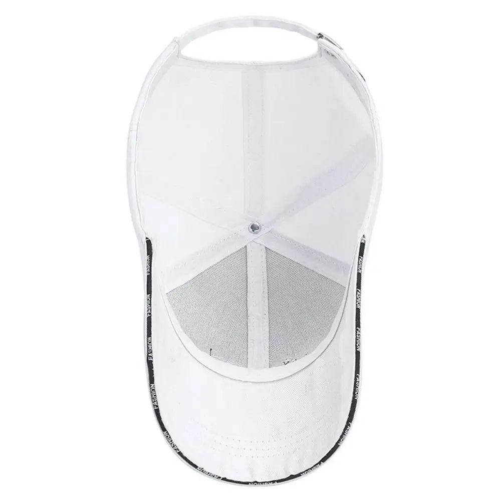 Unisex Breathable Baseball Cap Women Men Top Empty Cap Running Hat Sun Hat Outdoor Space Baseball Cap Summer Sunscreen  Hat