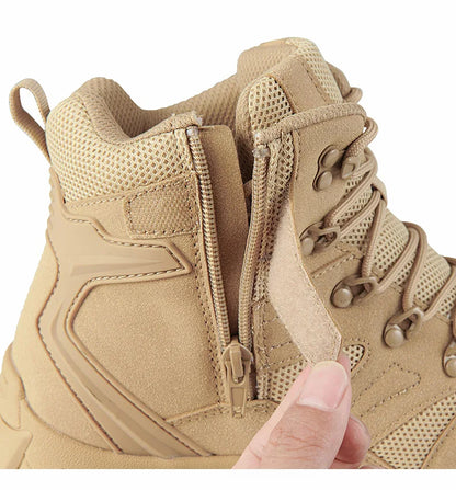 Men Boots Outdoor Combat Ankle Boot Tactical Boots for Man Anti-Slip Motocycle Boots Climbing Hiking Shoes Size 39-46
