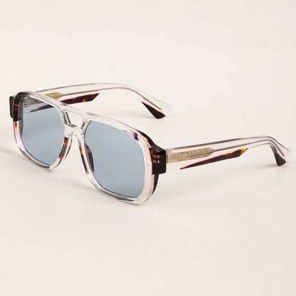 2026 New Fashion Thick Large Frame Man Sunglasses High Quality Handmade Acetate Retro UV400 Protection Goggles Women Sun Glasses
