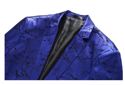 2026 New Men Business Social Suit Jacket Summer Male Single Breasted Thin Dress Male Jacquard Blazers Coats