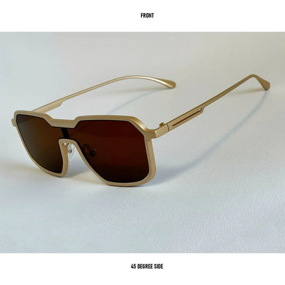 UV400 Protection Sunglass Men Luxury Steampunk Sunglasses Women Trendy One Pieces Fashion Glasses Gafas De Sol Hombre Zonnebril