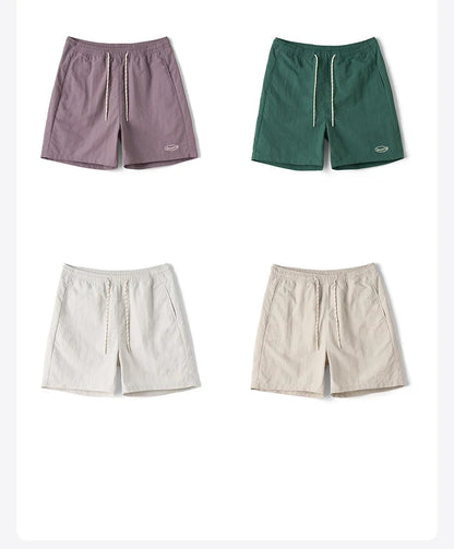 Quick Dry Nylon Shorts Loose Fit 130gsm Lightweight Summer Men's Essential Daily Wear Breathable Beach Shorts For Men
