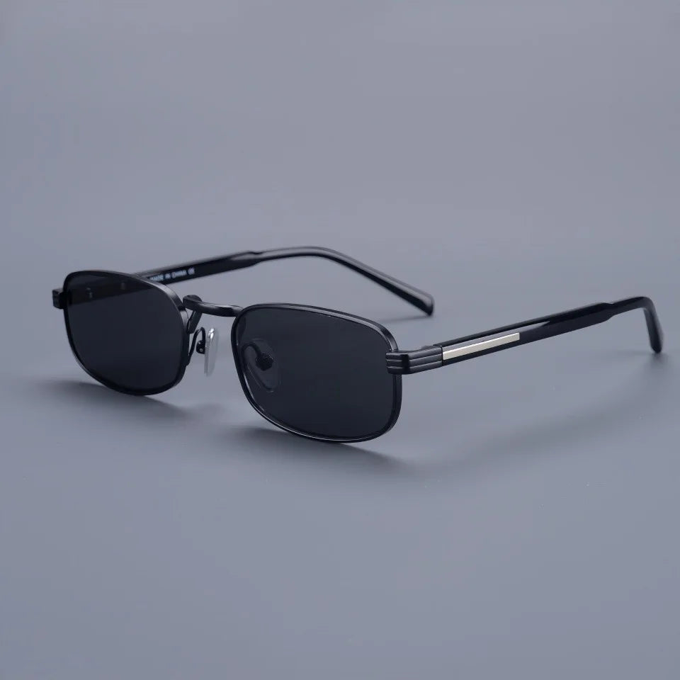 Small Square Top Quality Titanium Acetate Women Sunglasses Luxur Brand Designer Personality Retro Outdoor Men Sun Glasses UV400
