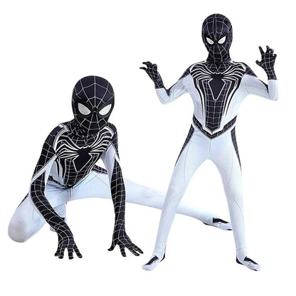 Negative Zone Spiderboy Costume Child Superhero Cosplay Jumpsuit Adult Kids Zentai Halloween Super Hero Cosplay Suit