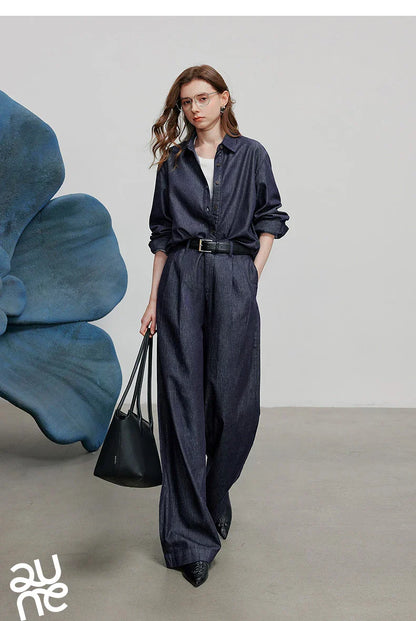 Women Denim Jean 2025 Spring New Long Pants 8518042