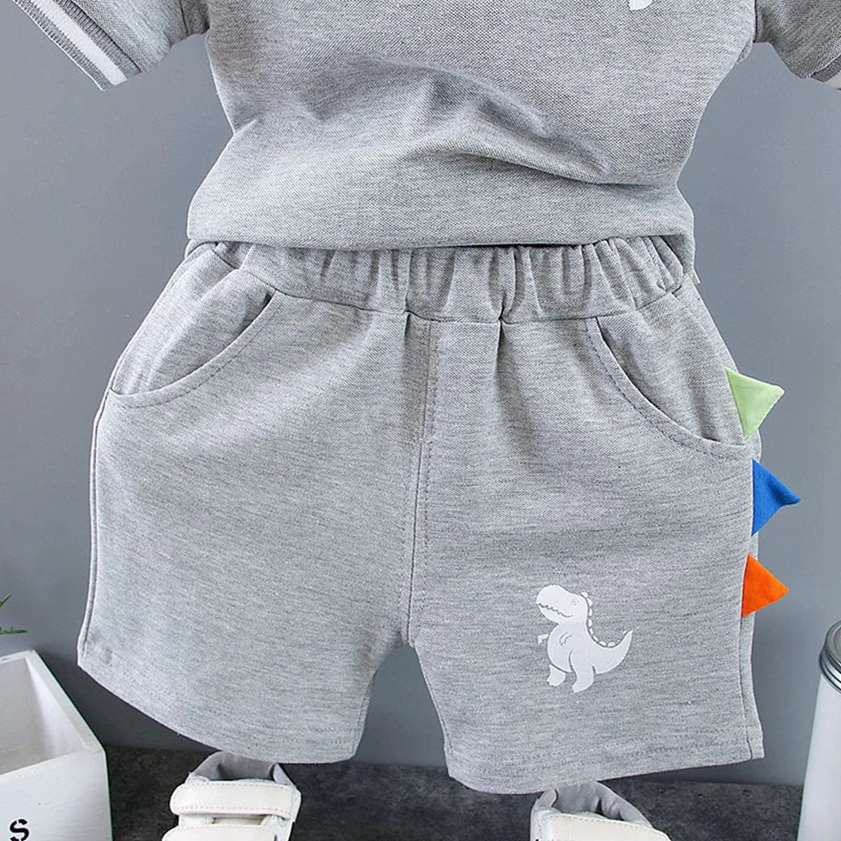New Summer Baby Boys Clothes Children Cartoon T-Shirt Shorts 2Pcs/Set Kids Clothing Set Infant Casual Costume Toddler Tracksuits