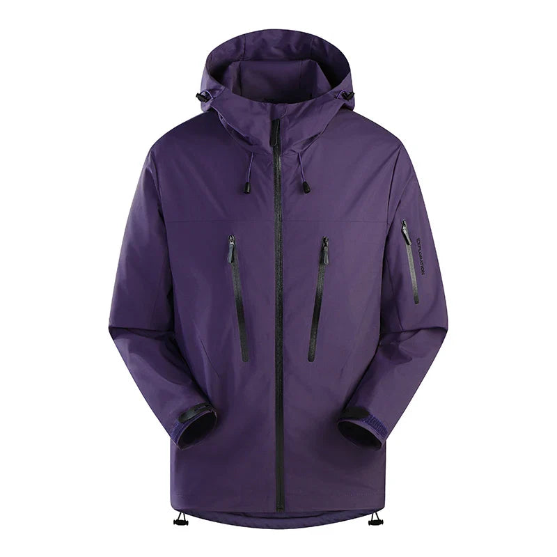 Spring New Men's Mountaineering Jacket Windproof and Waterproof Fabric Fashion Hip Hop Design Casual Oversize Outdoors Coat