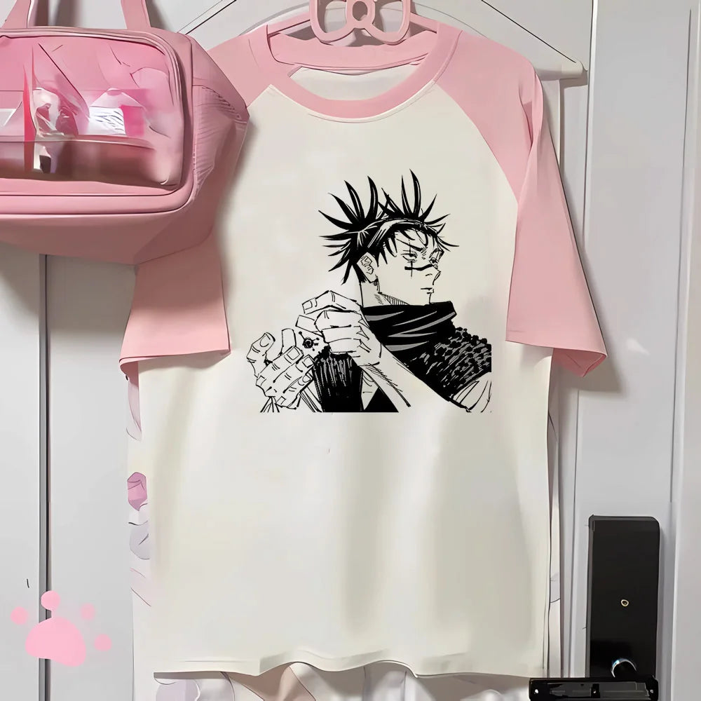 Choso tshirt women modern style t-shirts female 2000s funny manga clothing