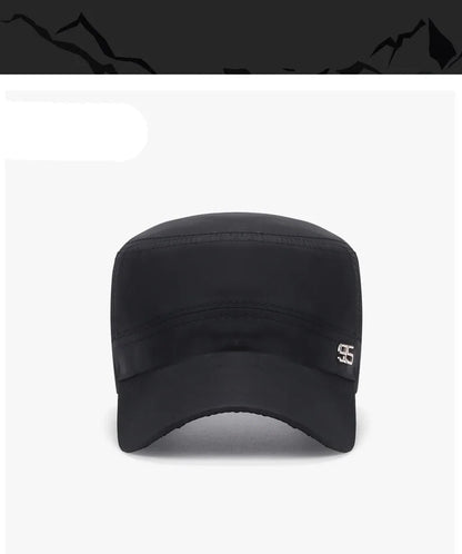 military cap flat top hat men's baseball hat spring summer men's outdoor sunshade mesh hat