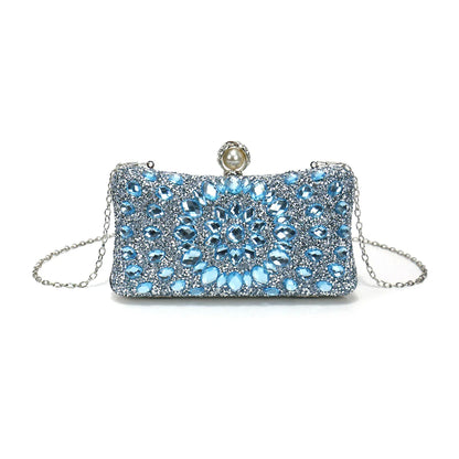 Diamonds Evening Bags Party Wedding Clutch Rhinestones Hot Design Chain Shoulder Handbags