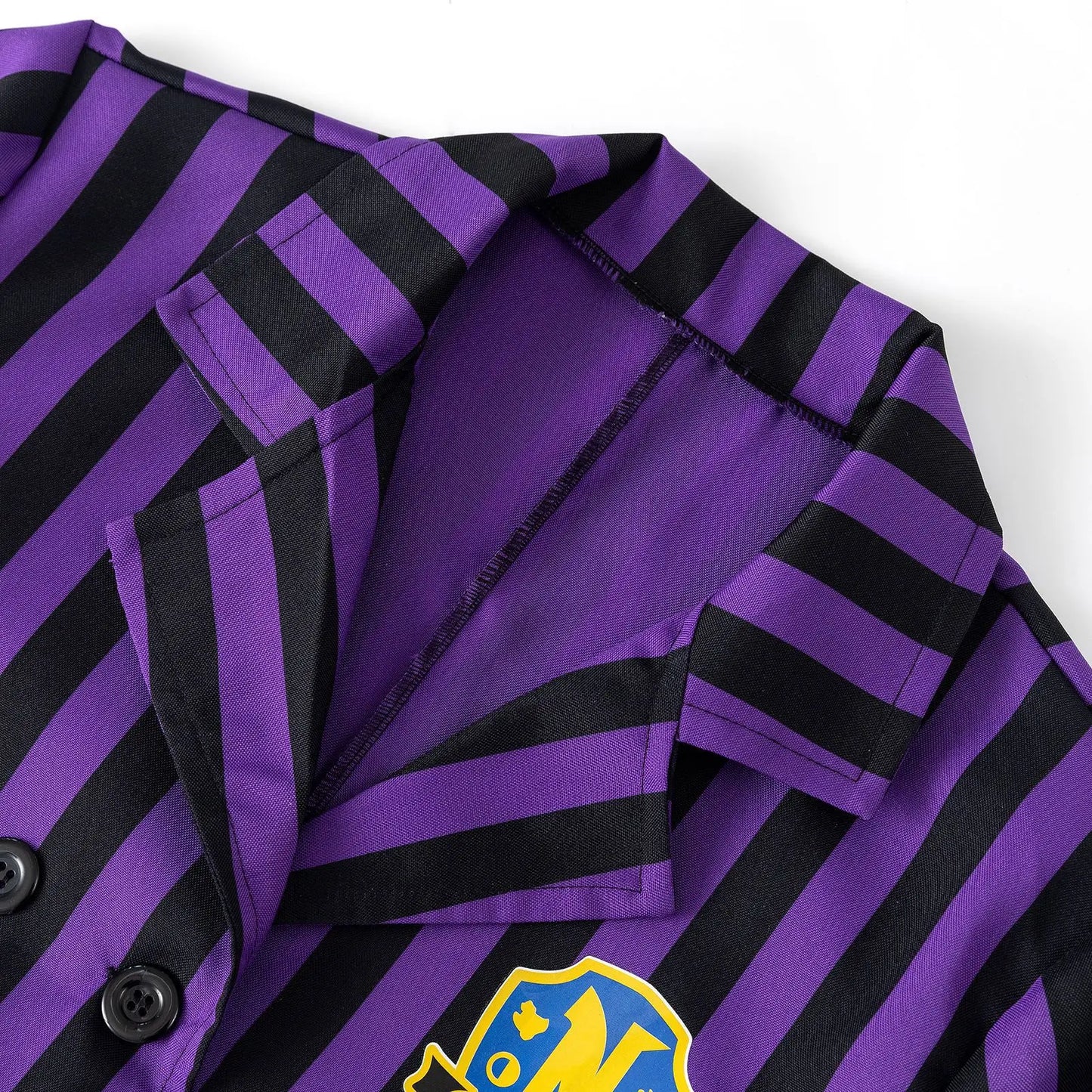Girls Costumes Kids Black Striped Uniform Suit Birthday Party Halloween Cosplay Dresses For Kids
