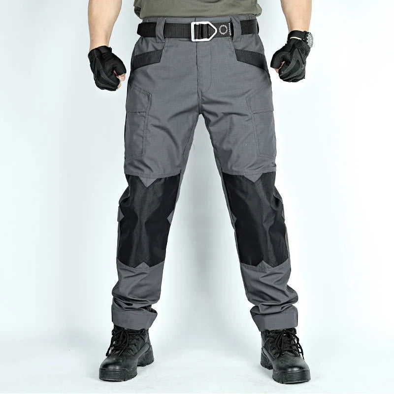 Camouflage Men Pants Tactical Cargo Pants Splash-Proof Men's Trousers Anti-Tear Multi-Pockets Outdoor Hiking Working Pant New