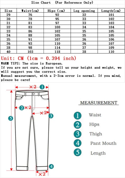 New Men's Comfortable Soft Business Fashion Straight Casual Denim Trousers Male Brand Clothing Light Luxury Stretch Slim Jeans