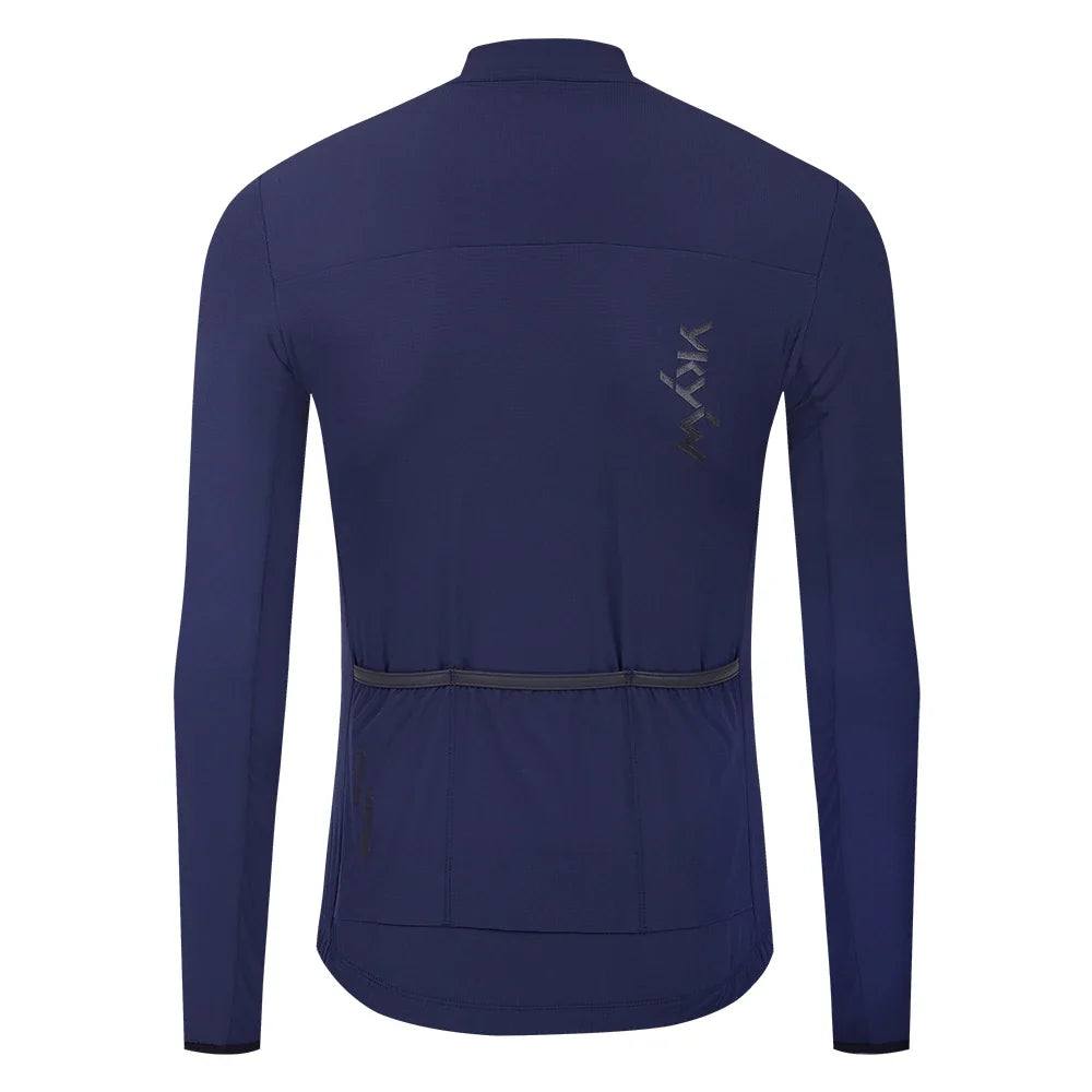 Waterproof Windproof Men Long Sleeve Cycling Jacket Thermal Fleece Bicycle Windbreaker Coat Road Bike Cycling Clothing Top