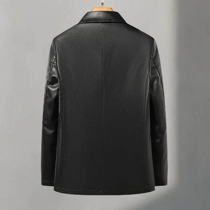 Casual Leather Suits, Genuine Leather Jackets, Men's Jackets, Sheepskin, Slimming, Large Sizes for Autumn and Winter
