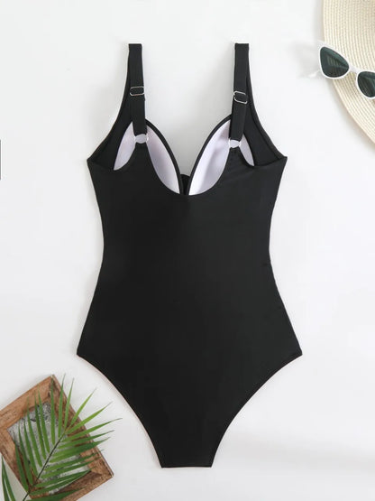 2026 Plain Ruched Swimsuit Women One Piece Solid Swimwear Female Beachwear Bathers Bathing Swimming Swim Bodysuit Summer