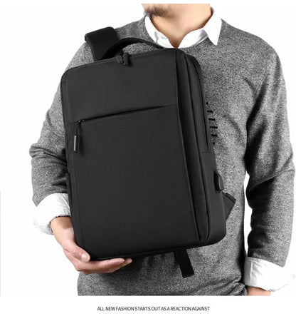 Laptop backpack travel Multifunctional Large capacity male usb charging computer school backpacks oxford waterproof bag for men