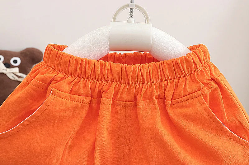 Summer Girls Clothes Suit Children Boys Vest Shorts 2Pcs/Sets Kids Infant Baby Boys Clothing Sports Costume Toddler Tracksuits