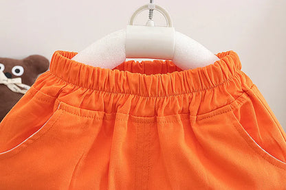 Summer Girls Clothes Suit Children Boys Vest Shorts 2Pcs/Sets Kids Infant Baby Boys Clothing Sports Costume Toddler Tracksuits