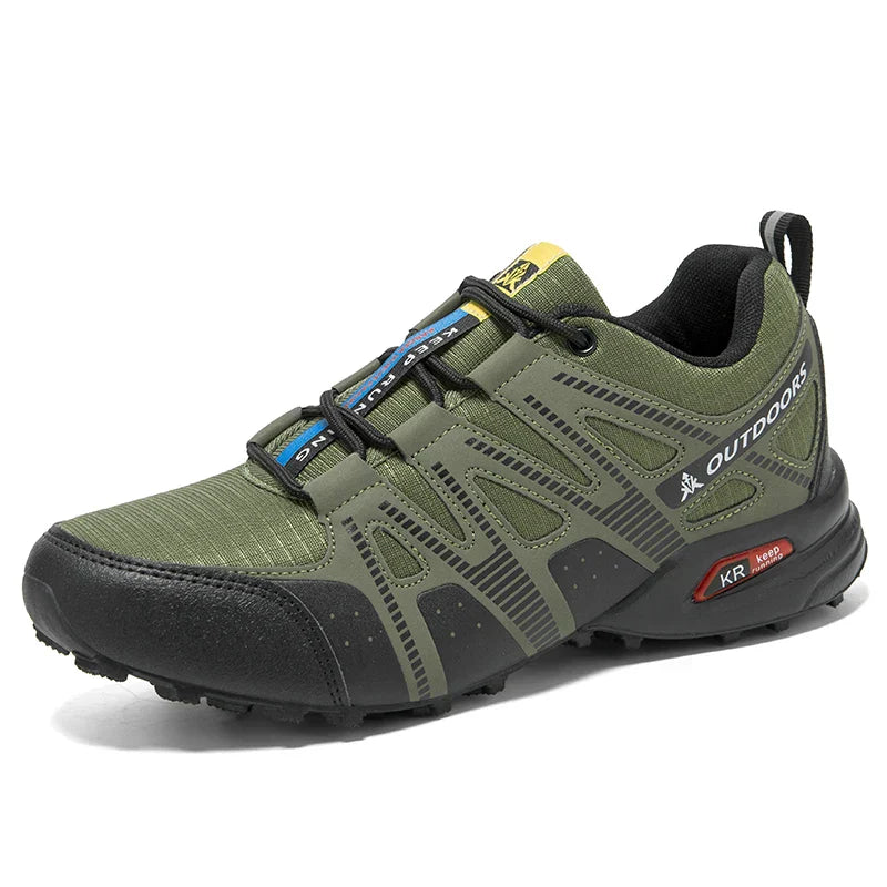 Men Women Hiking Shoes Waterproof Outdoor Trainers Lace-up Climbing Trekking Sneakers Mountain Walking Hunting Tactical Sneakers
