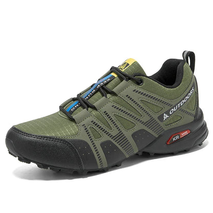 Men Women Hiking Shoes Waterproof Outdoor Trainers Lace-up Climbing Trekking Sneakers Mountain Walking Hunting Tactical Sneakers