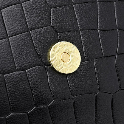 2024 Brand Crocodile Leather Crossbody Bags for Women Female Shoulder Messenger Sac Luxury Designer Ladies Handbags and Purses