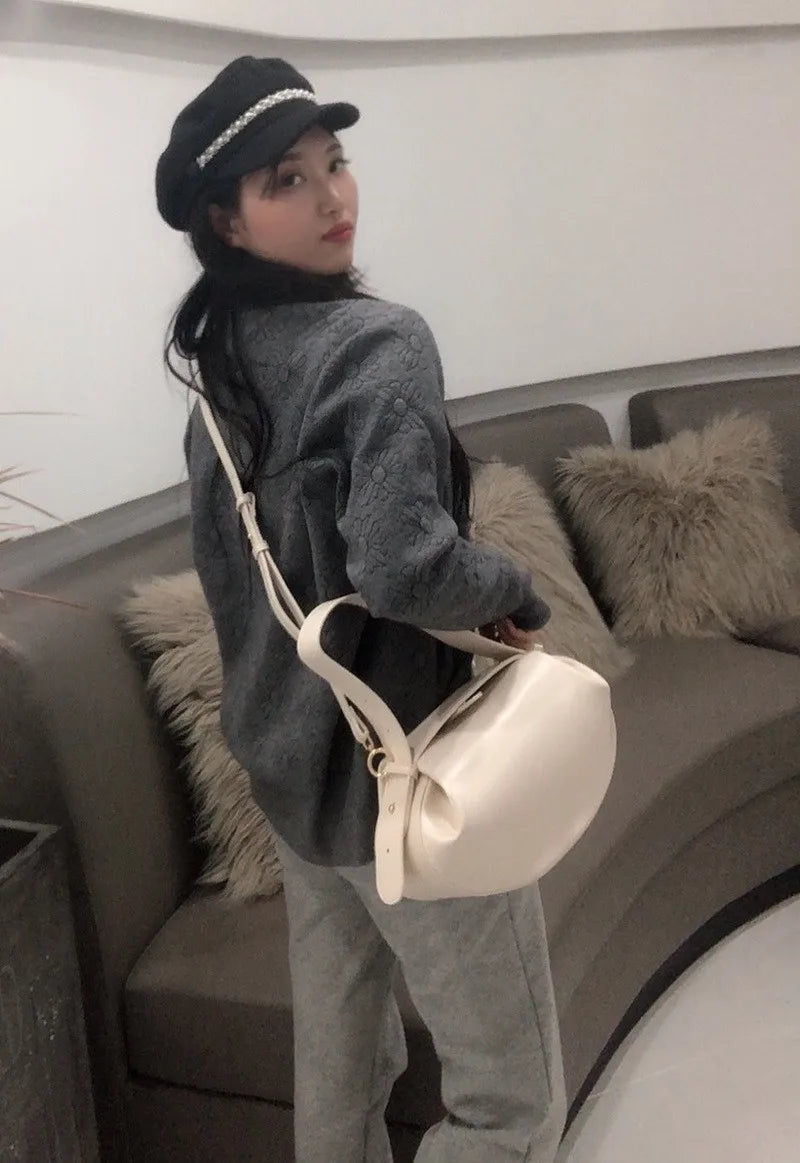 Brand Design Women Handbag PU Leather Crossbody Shoulder Bags 2026 New Luxury Lady Totes Bolsas Lady Armpit Bag Small Handbag