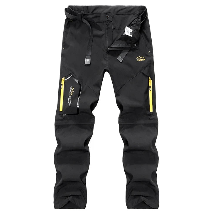 Men's Lightweight Convertible Cargo Tactical Pants Zip off Outdoor Hiking Stretch Work Pants Trekking Camping Trousers