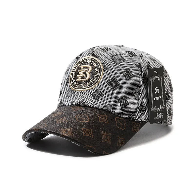 High Quality Summer Fashion Cotton Breathable Baseball Hat Snapback Letter Embroidery Face-Slimming Outdoor Cap for Women/Men