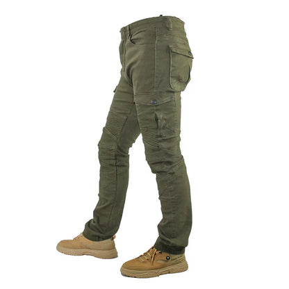 Motorcycle Jeans Pantalones Motocicleta Hombre Featherbed Jeans Standard Version Car Ride Trousers Pant Summer Riding