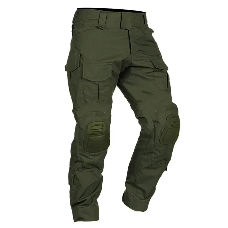 Outdoor Combat Pants +Knee Pads Tactical Cargo Pants Men Trousers Hunting Pants Camping Camo Multicam Workwear Trekking Clothes
