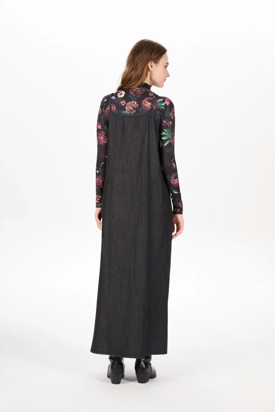 AS AW25 Denim set loose Shirt + slip dress Aline adjustable dress
