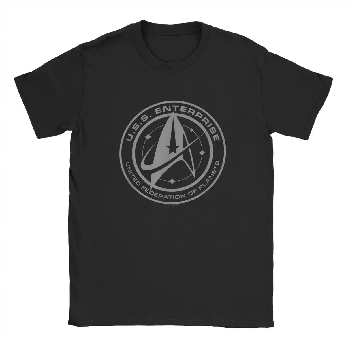 Men Stars Treks Collegiate T Shirt movie tv Series Pure Cotton Clothing Casual Short Sleeve Crewneck Tees New Arrival T-Shirt