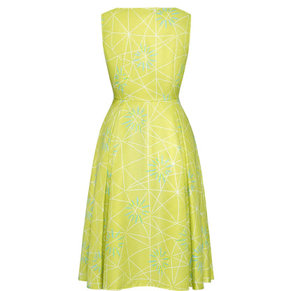 Movie Inside Out Joy Inspired Skater Dress Joy dress Joy Outfit Birthday Costume Inside Out Disgust Inspired Skater Dress Up
