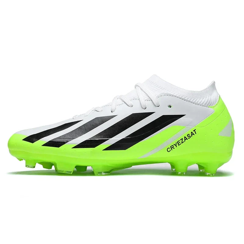 New Men Original Soccer Shoes Society Sneaker Quality Indoor Long Spikes Resistant Sports Match Unisex Training Football Boots