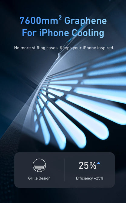مجموعة TELESIN Magnetic Master Grip لهاتف iPhone 17 Pro ProMax، قبضة كاميرا الهاتف، مجموعة قياسية، حافظة تبريد الجرافين، حامل المقبض